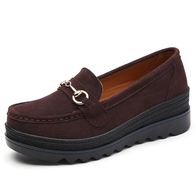 2.2 IN New Thick Sole Versatile Loafers