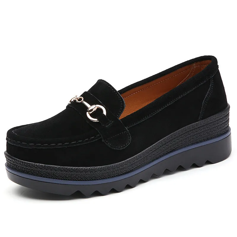 2.2 IN New Thick Sole Versatile Loafers