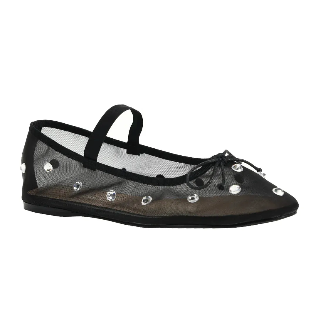 ADETTE STONE-MESH FLATS