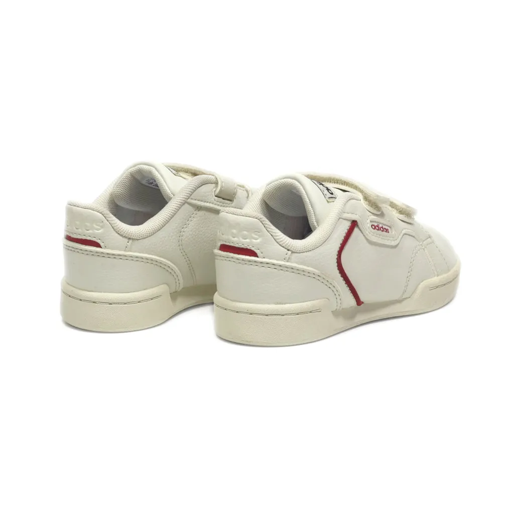 Adidas Sneakers Leather Beige Colour For Kids