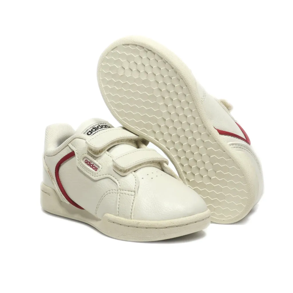 Adidas Sneakers Leather Beige Colour For Kids