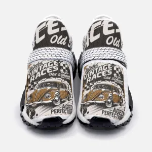 Aged perfection racing cars Unisex Lightweight Custom shoes