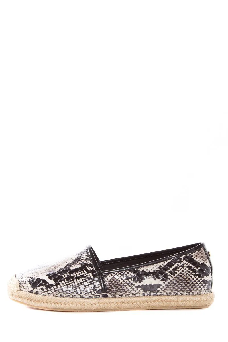 B Brian Atwood Printed Snake Flat Espadrille SZ 6 Sale