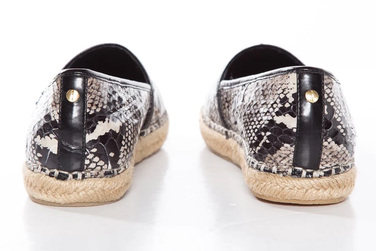 B Brian Atwood Printed Snake Flat Espadrille SZ 6 Sale