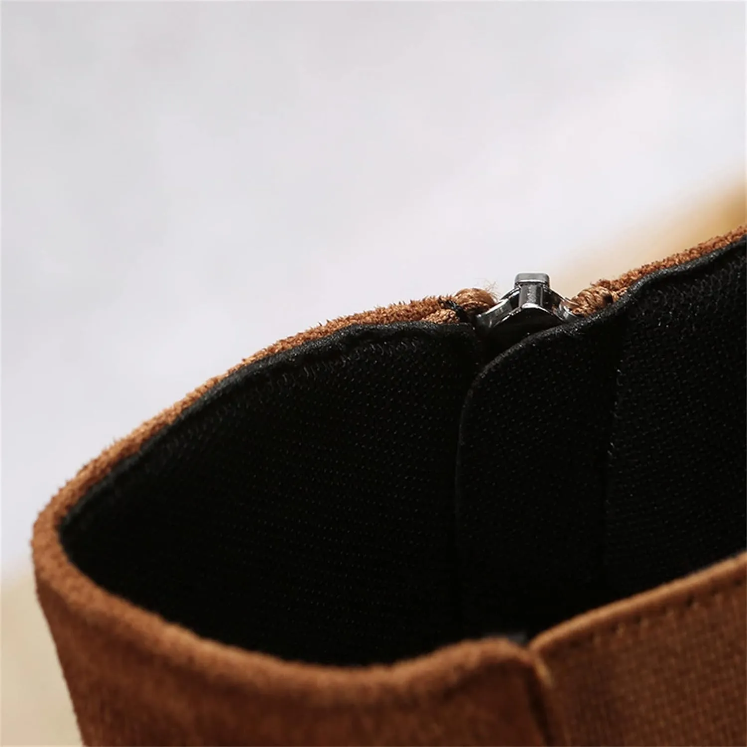 Boots for Women Ankle Heeled Booties for Women Womens Suede Ankle Boots Work Boot Shoe Laces Men Closed Head Cute Cozy Pointed Toe Stacked Mid Heel