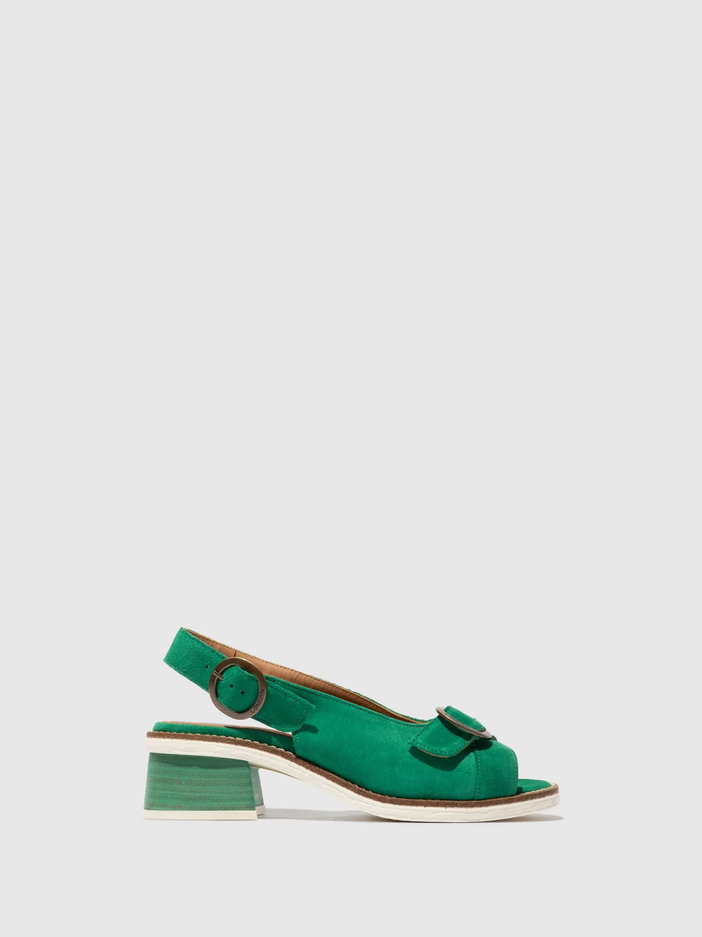 Buckle Sandals CERI090FLY GREEN