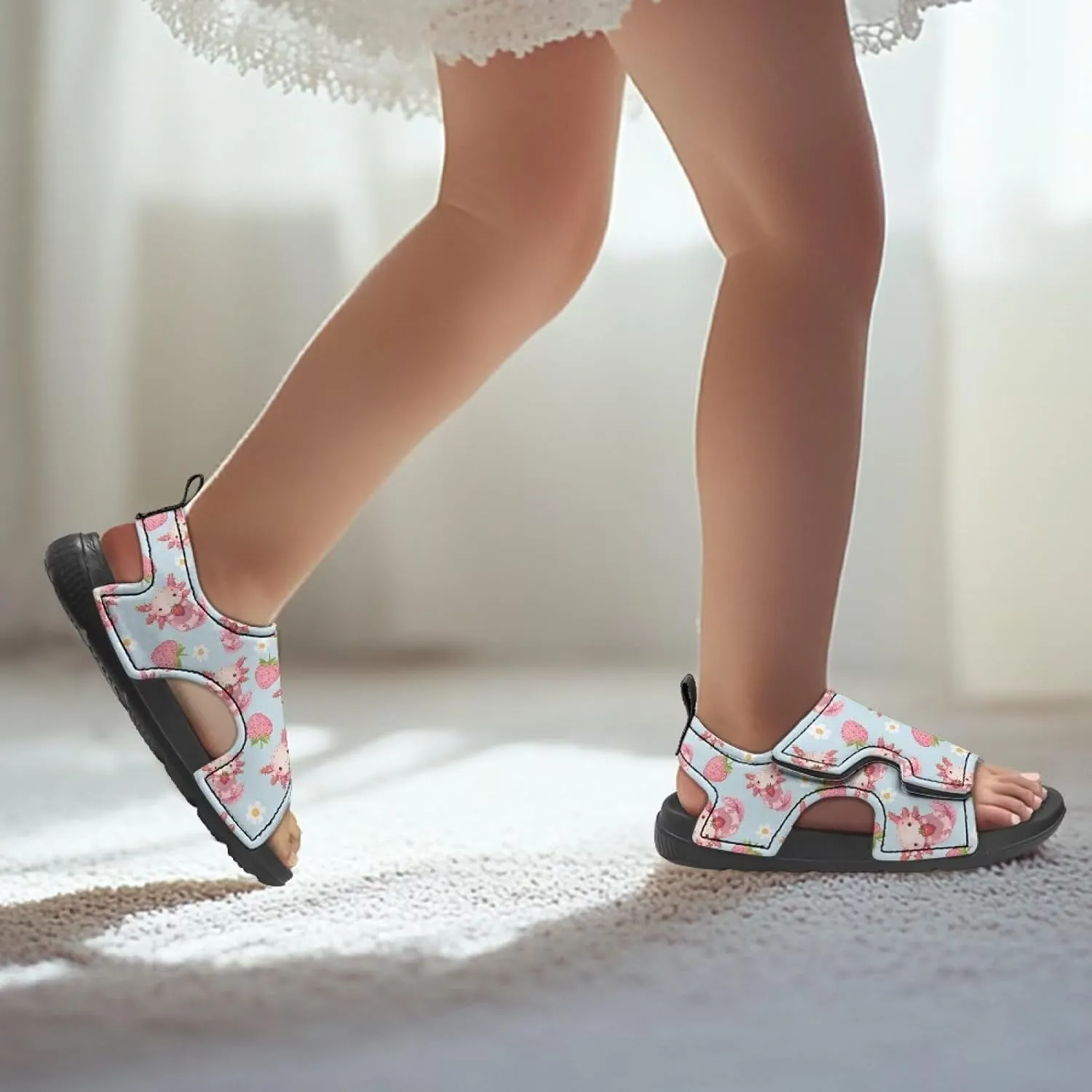 Children's Fashionable Summer Sports Sandals for Boys Girls Walking and Playing on the Beach Playground Toddler/Little Kid