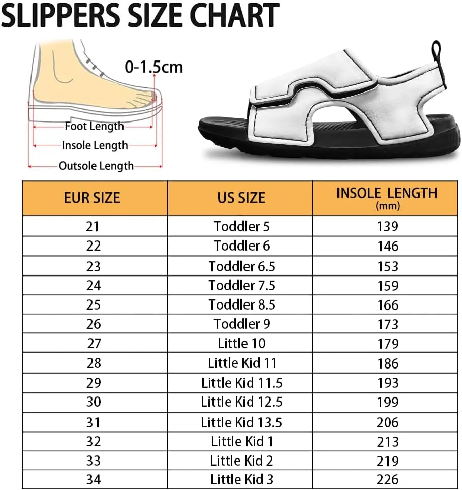 Children's Fashionable Summer Sports Sandals for Boys Girls Walking and Playing on the Beach Playground Toddler/Little Kid