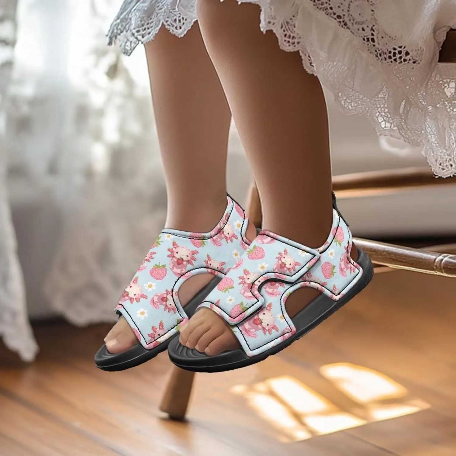 Children's Fashionable Summer Sports Sandals for Boys Girls Walking and Playing on the Beach Playground Toddler/Little Kid