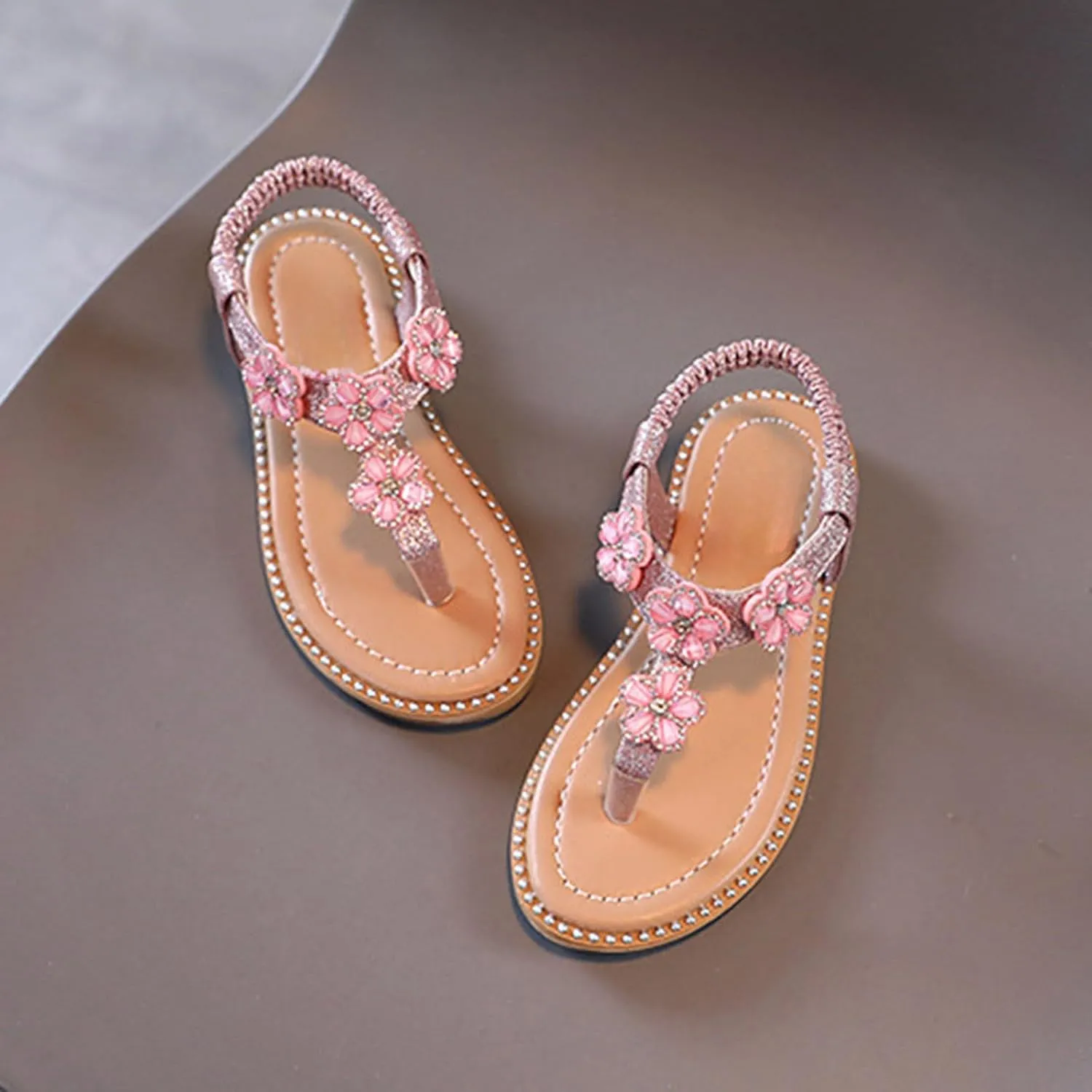 Chunky Sandals Children's Princess Shoes Baby Medium And Large Children's Soft Sole Fashionable Beach Sandals Fisherman Water Beach Flat