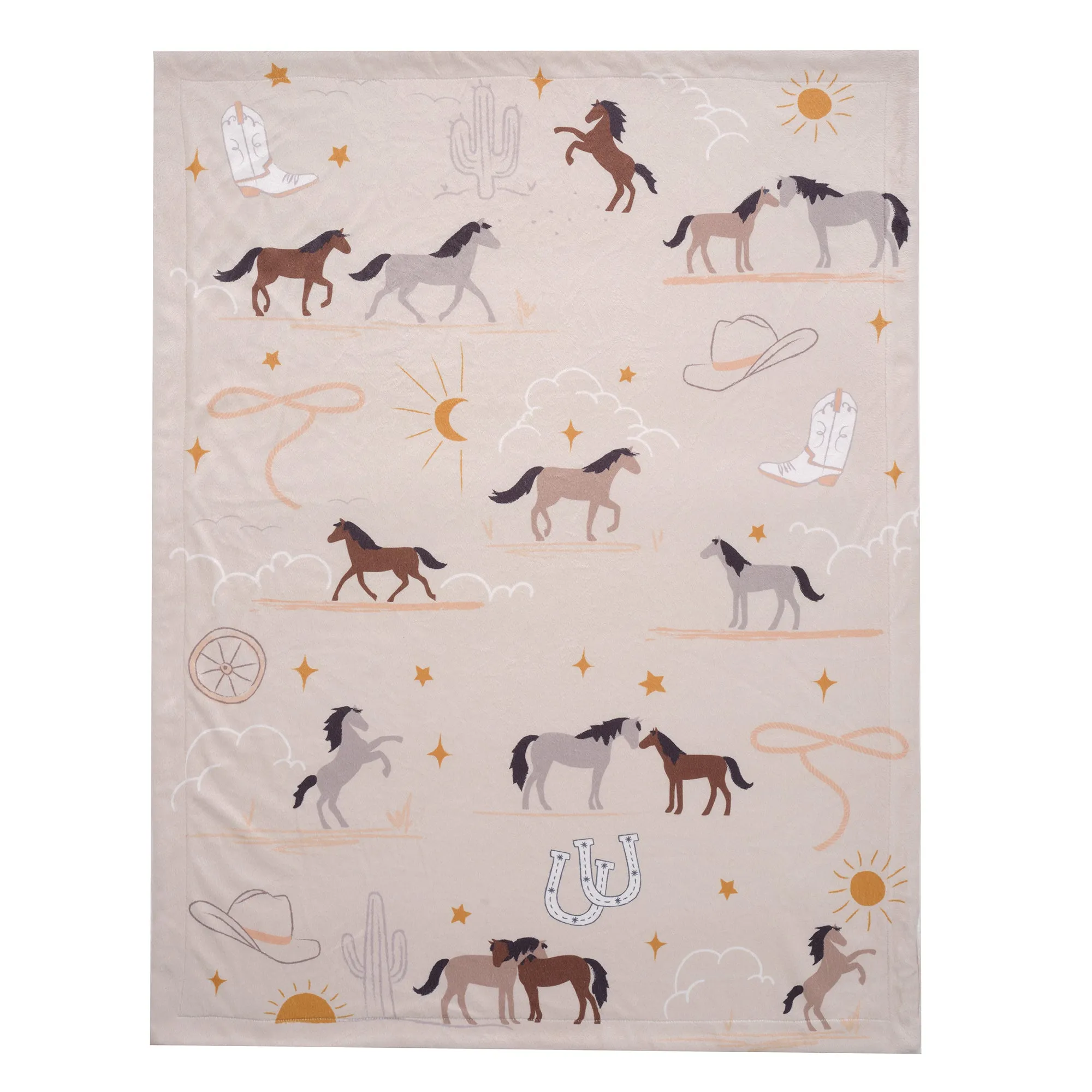 Country Western Baby Blanket