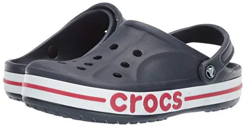 crocs Unisex Adult Bayaband Clog Navy/Pepper 9 Men/ 10 UK Women (M10W12) (205089-4CC)