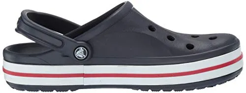 crocs Unisex Adult Bayaband Clog Navy/Pepper 9 Men/ 10 UK Women (M10W12) (205089-4CC)