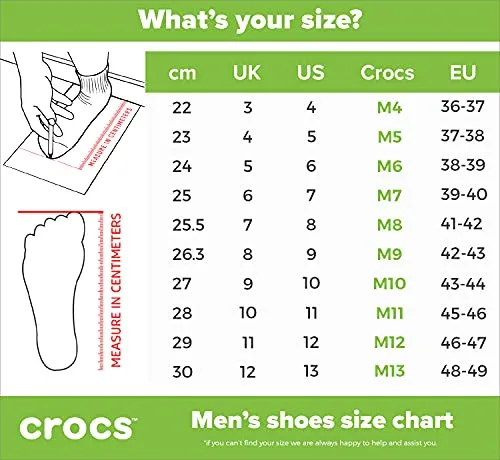 crocs Unisex Adult Bayaband Clog Navy/Pepper 9 Men/ 10 UK Women (M10W12) (205089-4CC)