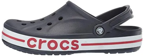 crocs Unisex Adult Bayaband Clog Navy/Pepper 9 Men/ 10 UK Women (M10W12) (205089-4CC)