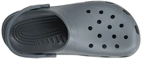 Crocs Unisex-Adult Classic Clogs (Best Sellers), Slate Grey, 10 Men/12 Women
