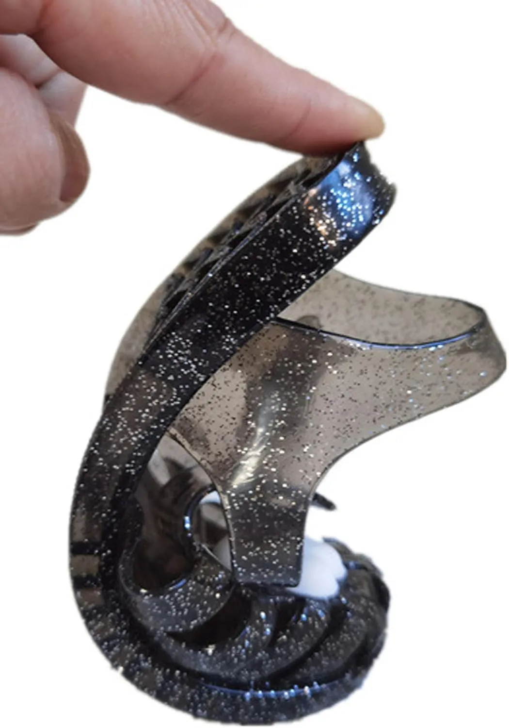Crystal Jelly Heel Sandals Teen Girl Summer Beach Shoes Lightweight Soft Water Sandal Footwear