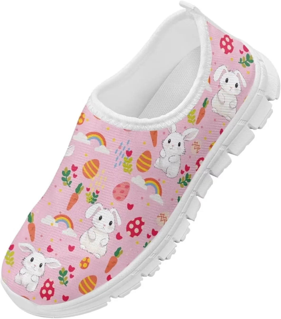 Cute Shoes for Girls Animal Themed Slip On Shoes Kids Wide Sneakers