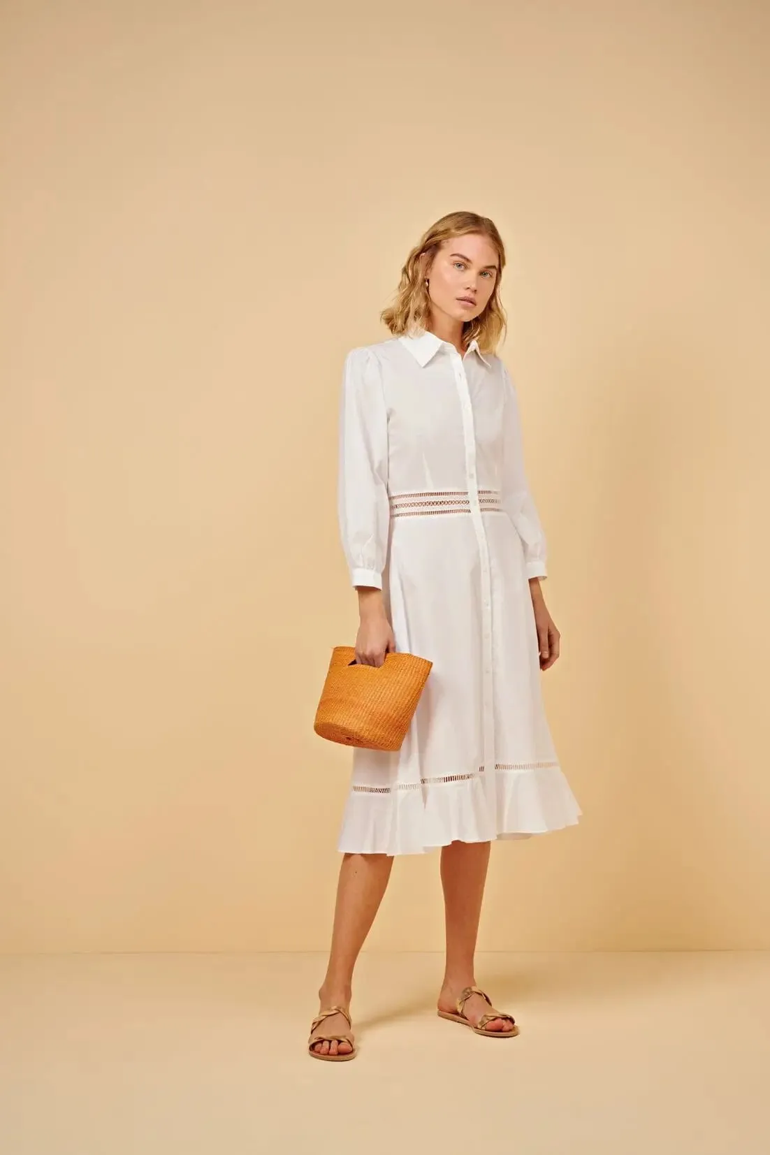 Dido Poplin Midi Shirtdress