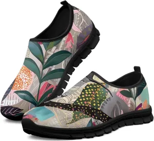 Doojoayie Artistic Shoes for Women Slip On Sneakers Summer Tennis Shoes for Walking