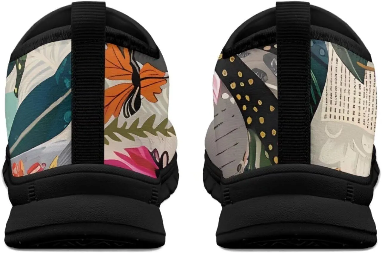 Doojoayie Artistic Shoes for Women Slip On Sneakers Summer Tennis Shoes for Walking