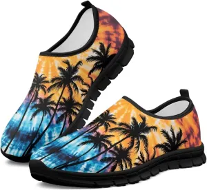 Doojoayie Floral Theme Shoes for Women Slip On Shoes Summer Casual Shoes for Travel