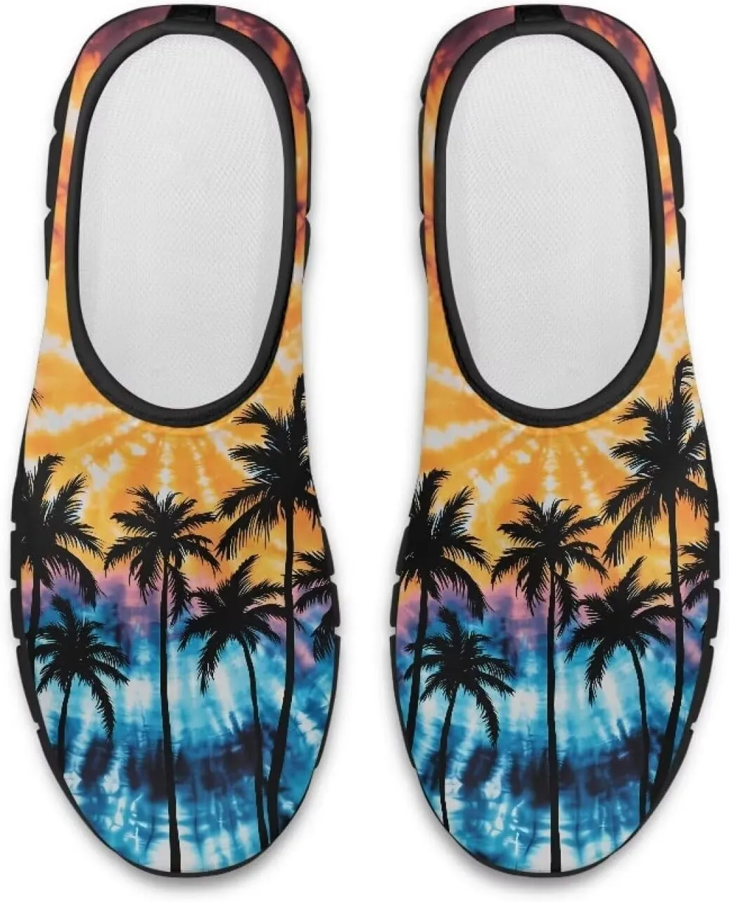 Doojoayie Floral Theme Shoes for Women Slip On Shoes Summer Casual Shoes for Travel