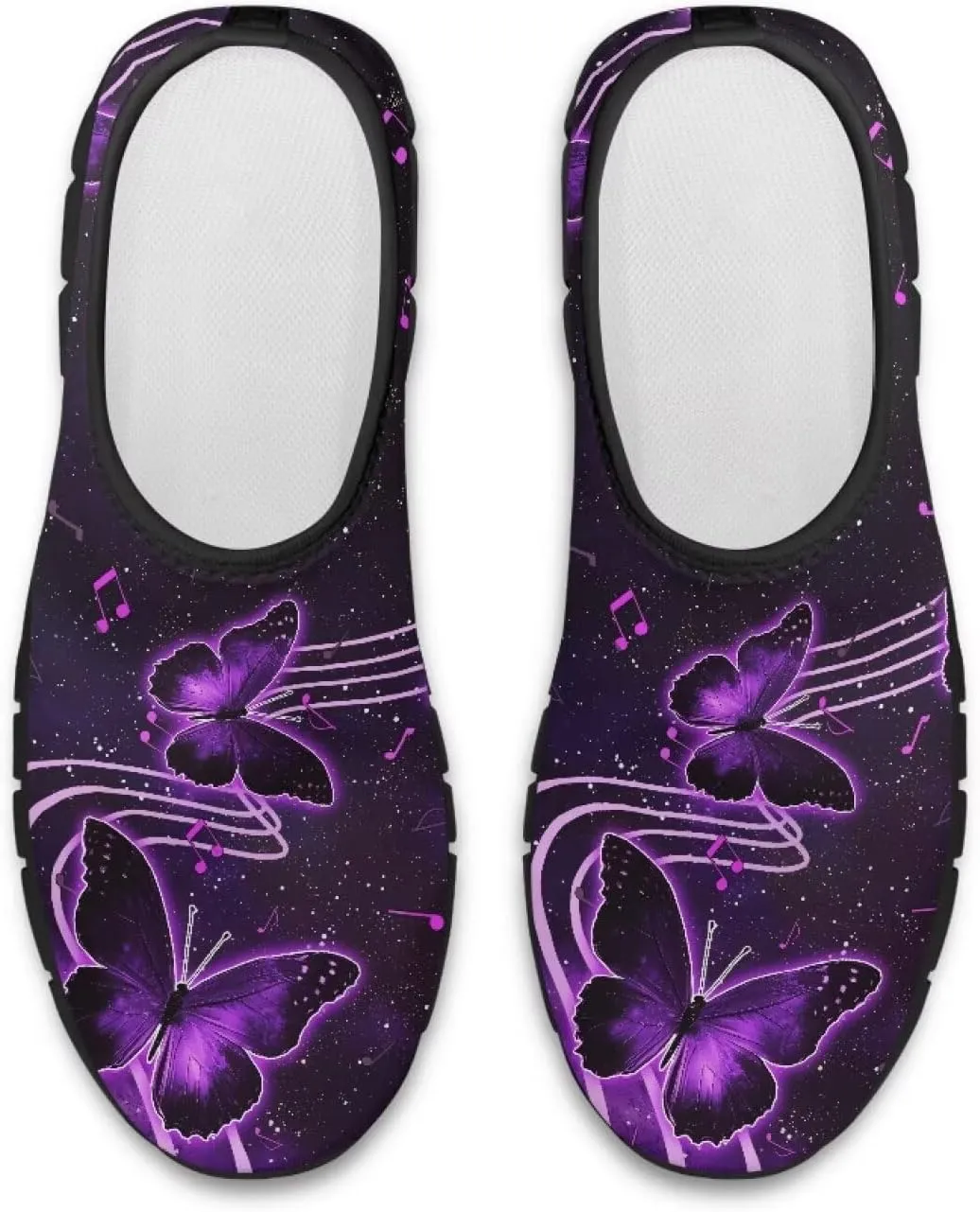 Doojoayie Floral Theme Shoes for Women Slip On Shoes Summer Casual Shoes for Travel