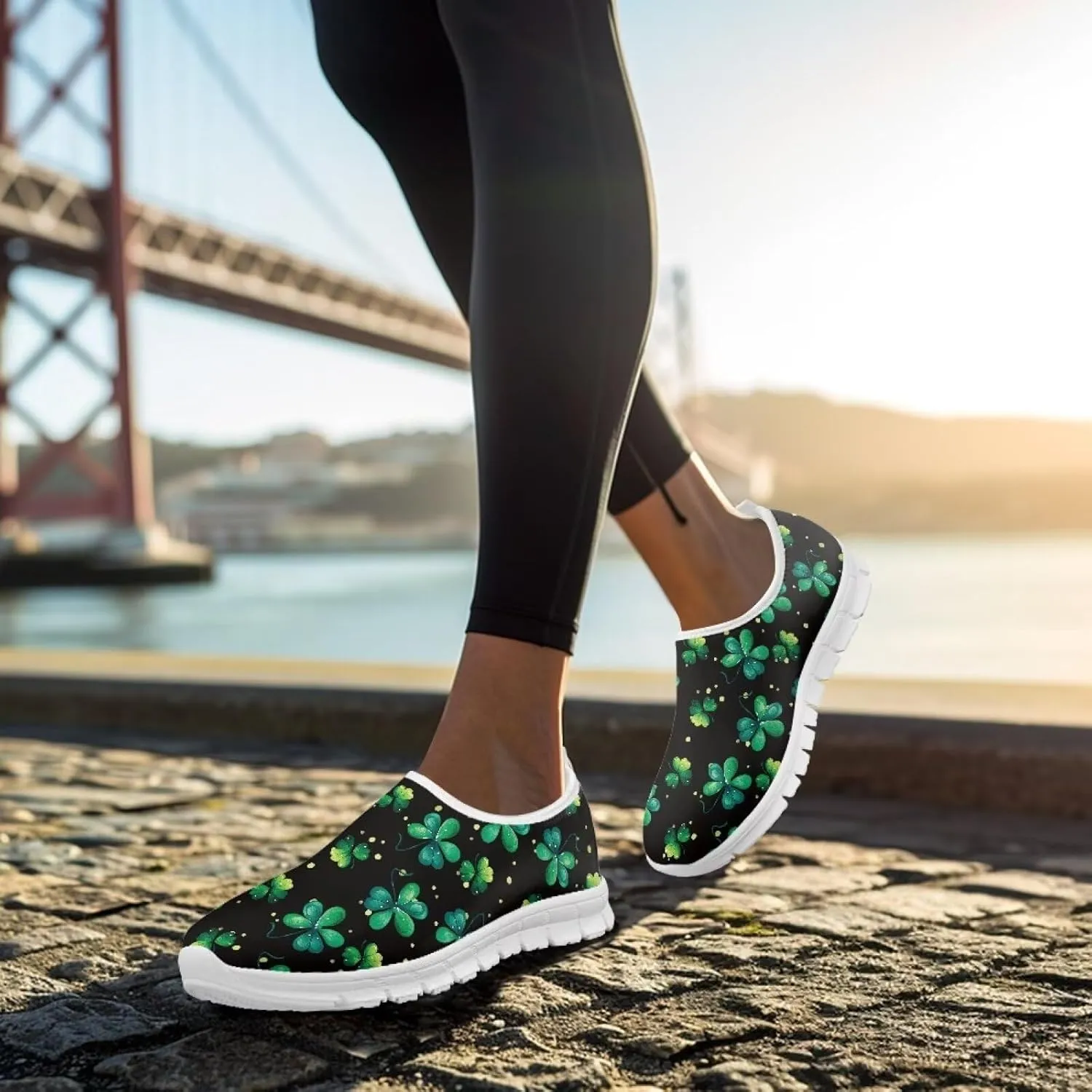 Doojoayie Men Slip On Shoes Casual Holiday Workout Shoes as Surprise to Friends