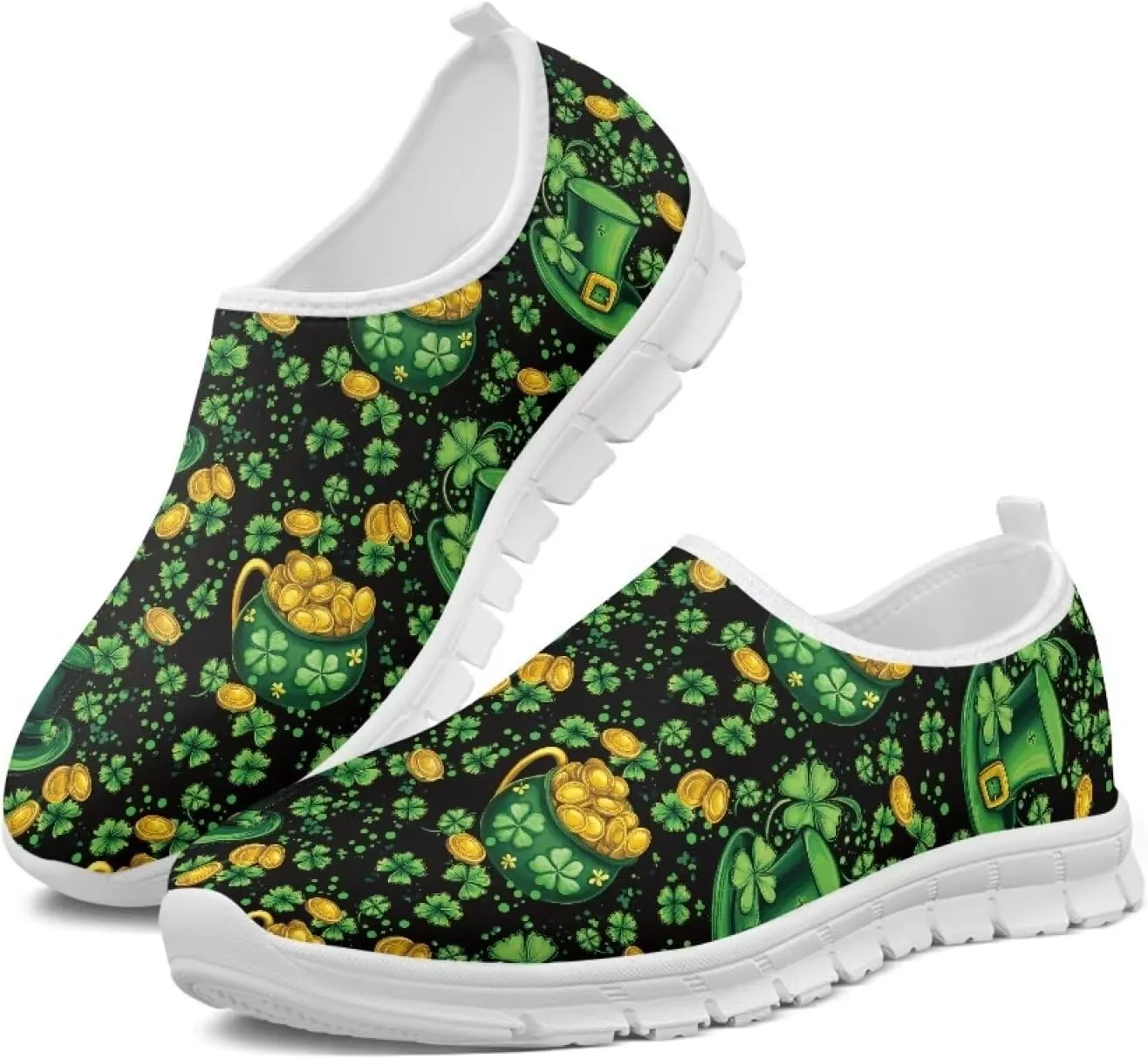Doojoayie Men Slip On Shoes Casual Holiday Workout Shoes as Surprise to Friends