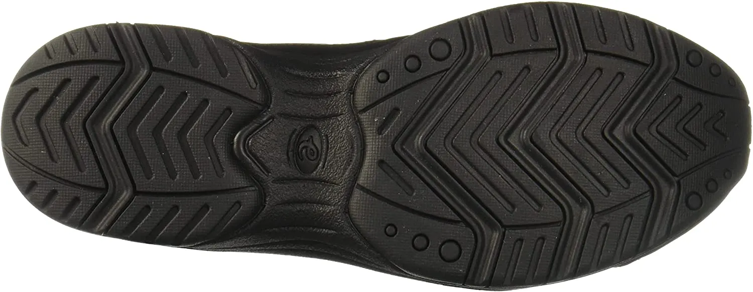 Easy Spirit Travel Time Round Closed-Toe Slip On Mule Clog Black (7.5, Black)