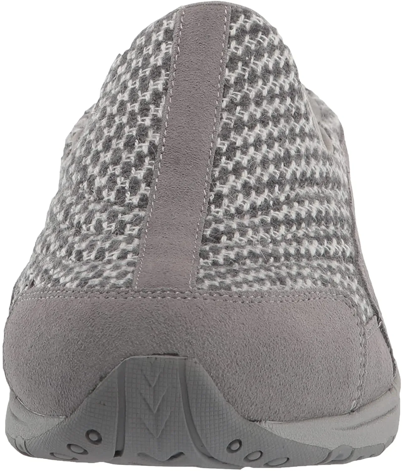 Easy Spirit Travel Time Round Closed-Toe Slip On Mule Clog Grey Wide