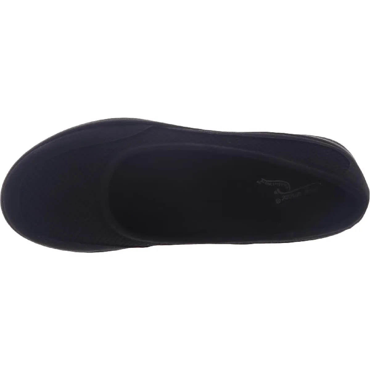 Easy Street Womens Joyous Faux Leather Slip On Ballet Flats