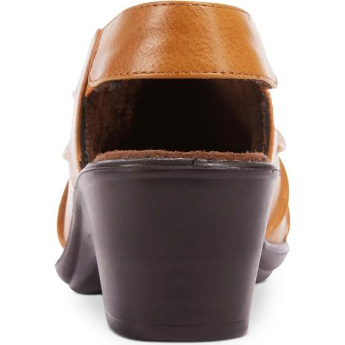 Easy Street Womens Manner Sling Back Closed Toe Mules