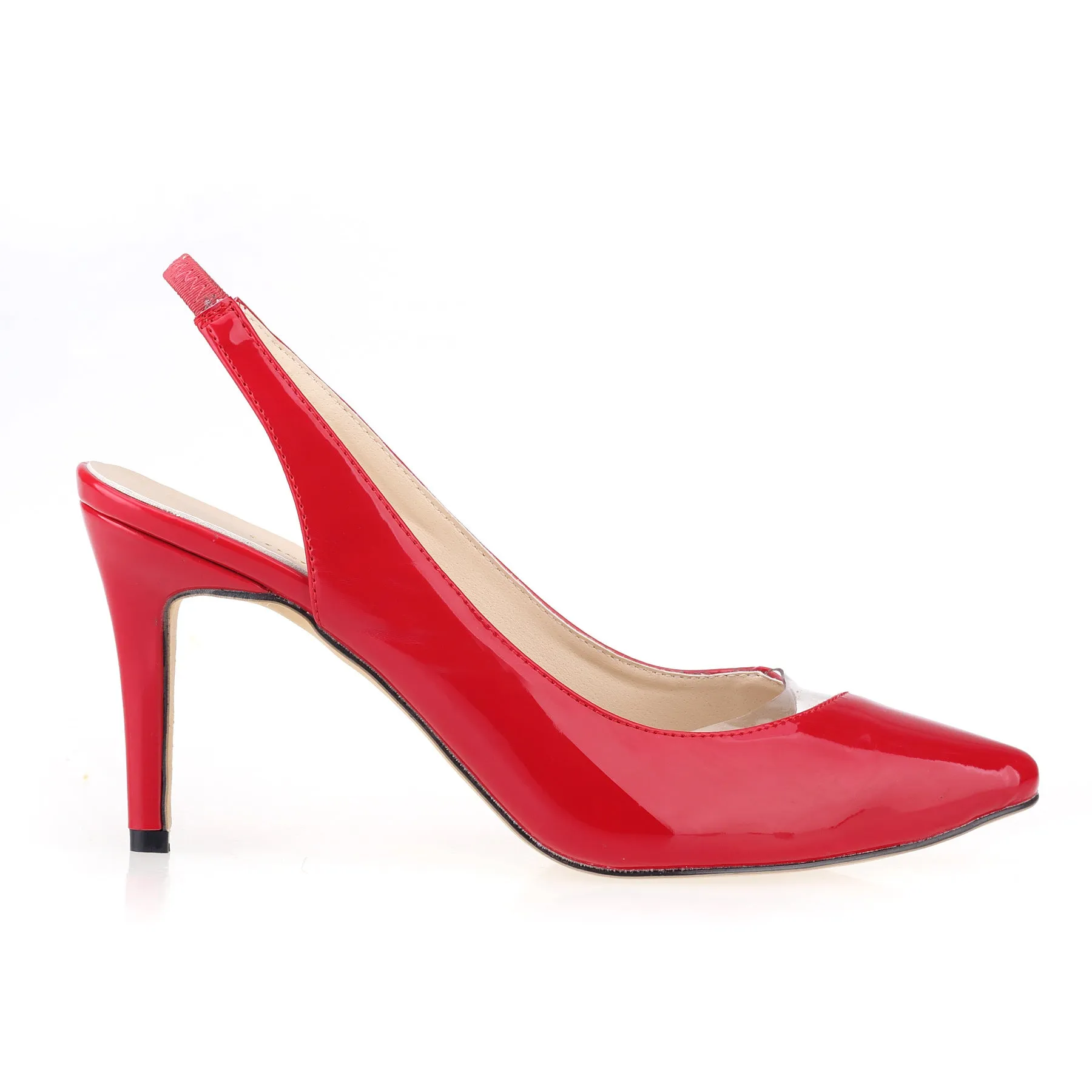 Fashionable Pointed Toe Cutout Stiletto Heels Shoes