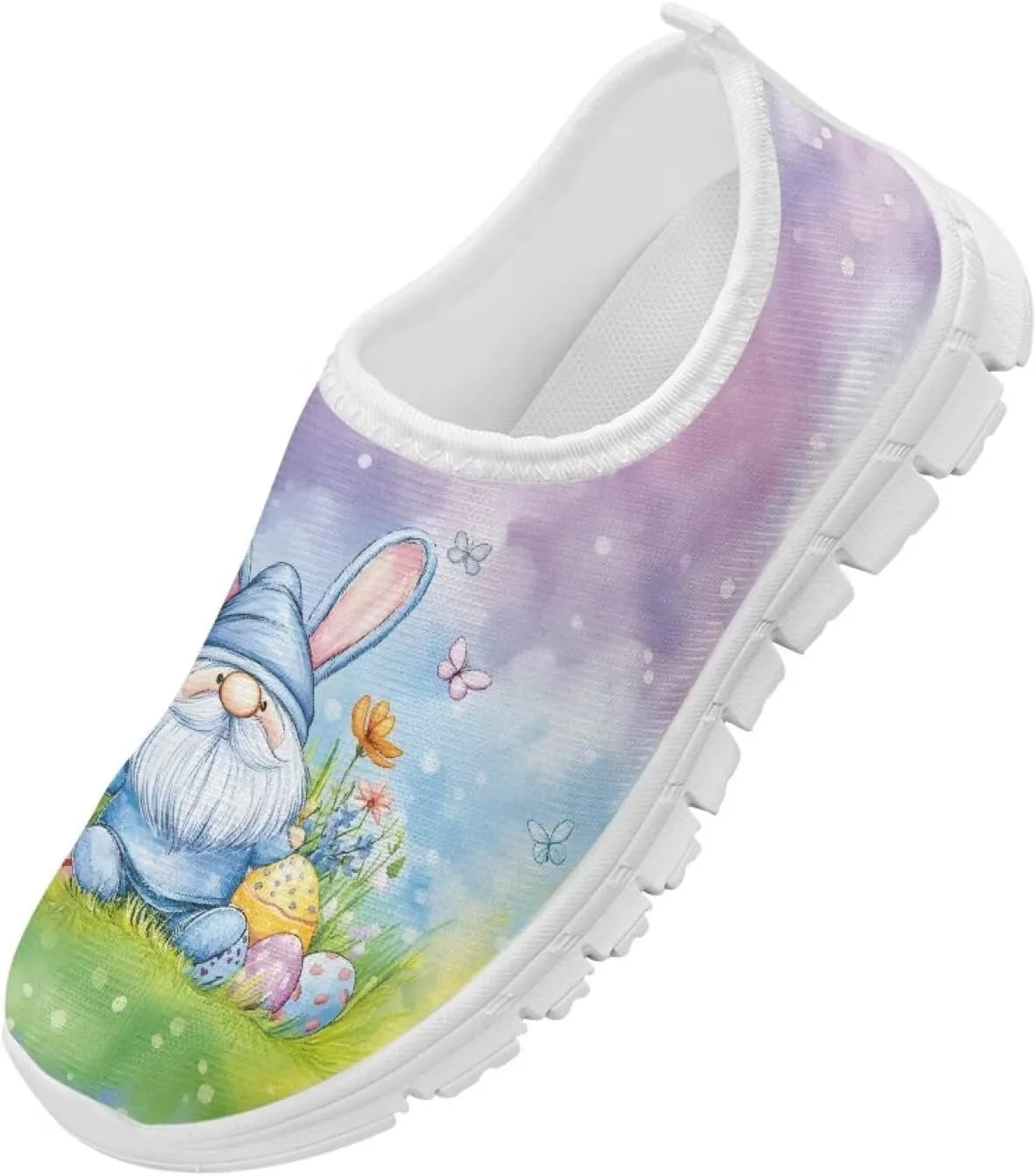 Girls Slip On Shoes Easter Sneakers for Girls Kids Cute Holiday Shoes