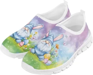 Girls Slip On Shoes Easter Sneakers for Girls Kids Cute Holiday Shoes