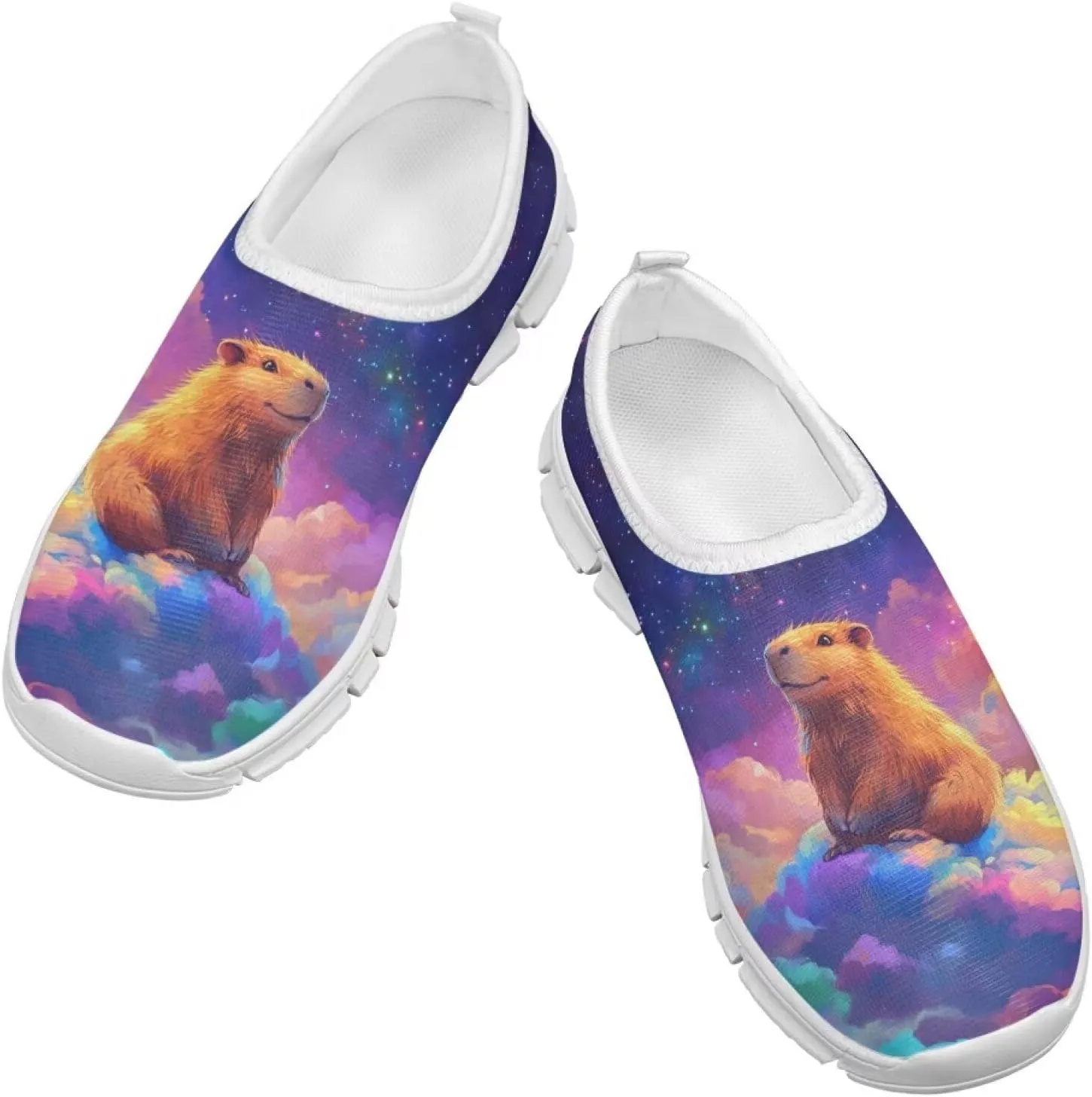 Girls Slip On Shoes Little Kid Big Kid Cute Gym Tennis Athletic Shoes
