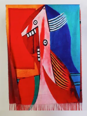 GRAND INT OIL PAINT SCARF SF175249
