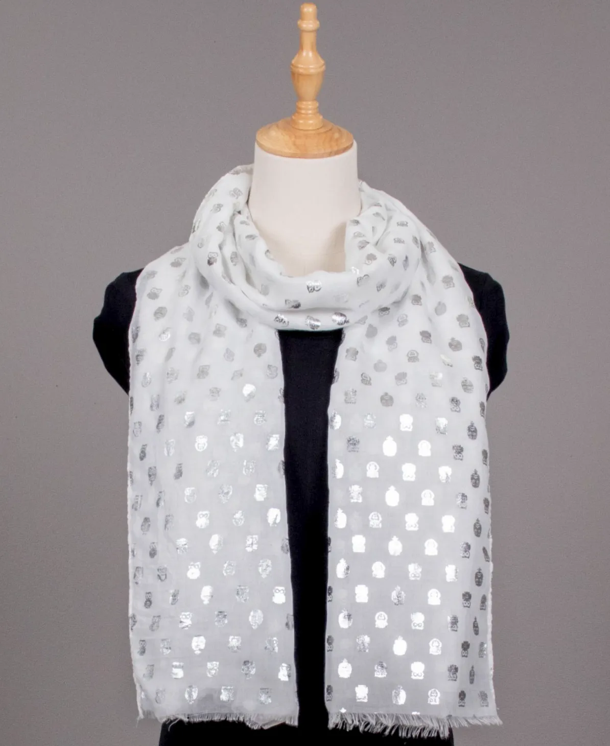 GRAND INT SCARF SF17481W OWL