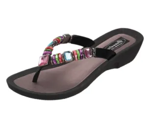 GRANDCO SANDALS 26245E - RAINBOW (BLACK)
