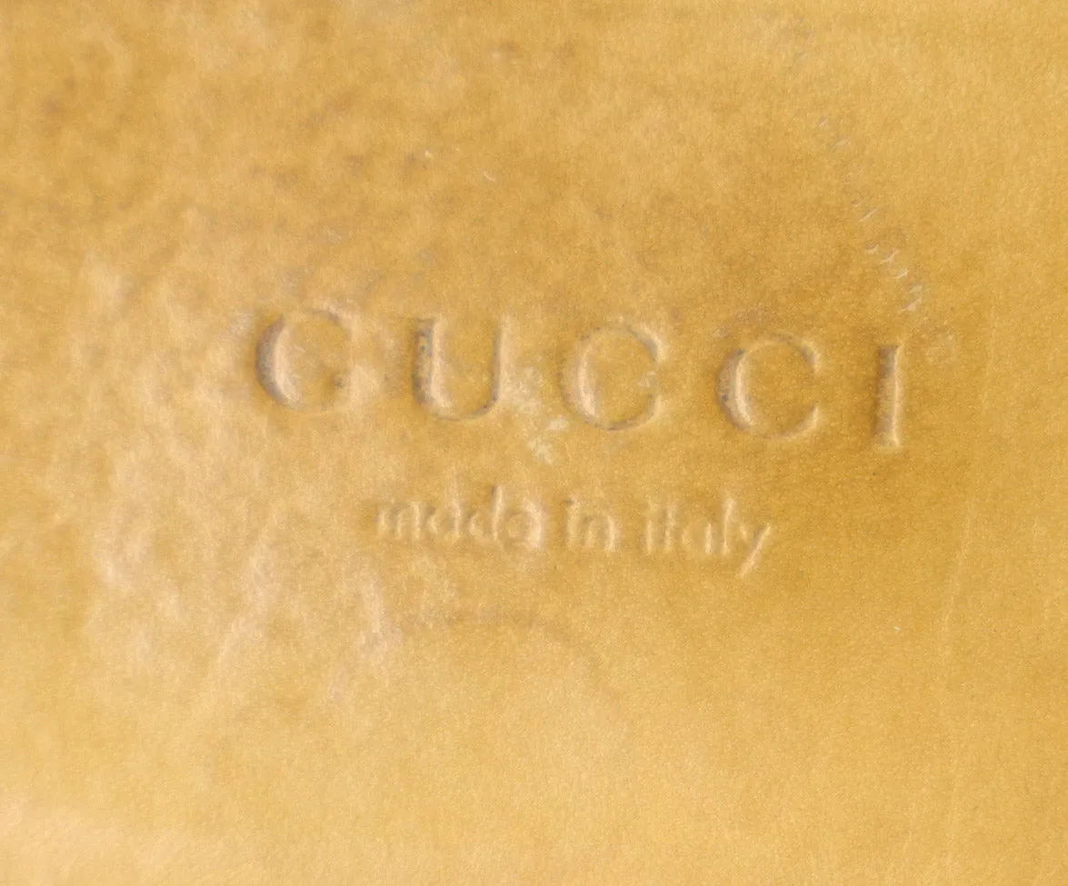 Gucci Black Leather Mules sz 8
