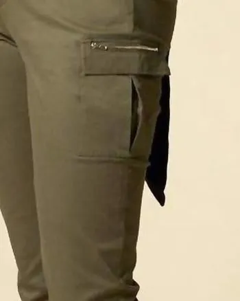High-Waist Cargo Pant In Olive | Olive