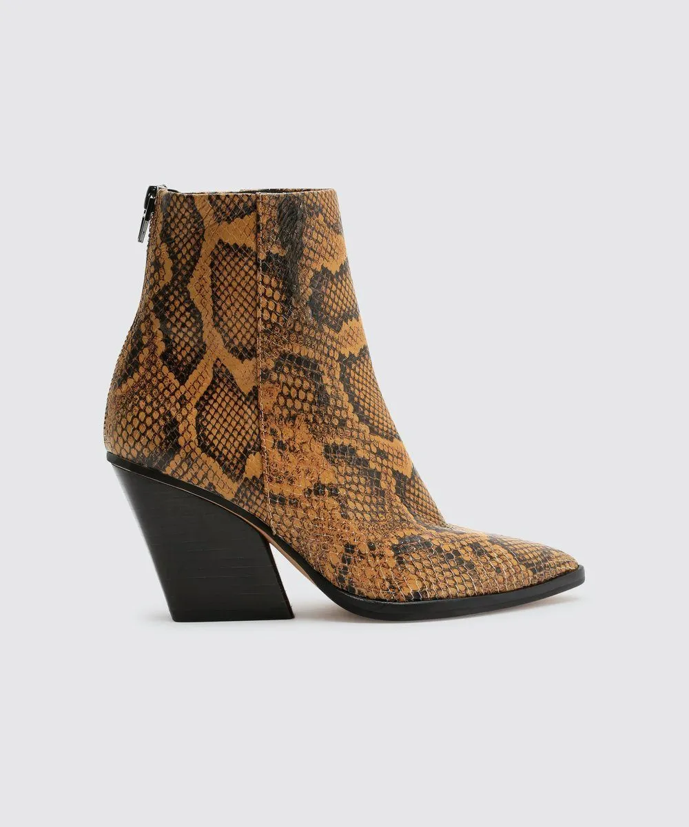 Issa Boot - Amber Snake