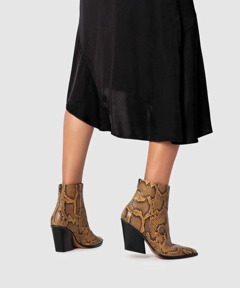 Issa Boot - Amber Snake