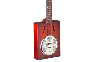 J.N Guitars CASK-PUNCHEON Cigar Box Resonator Acoustic Electric Guitar