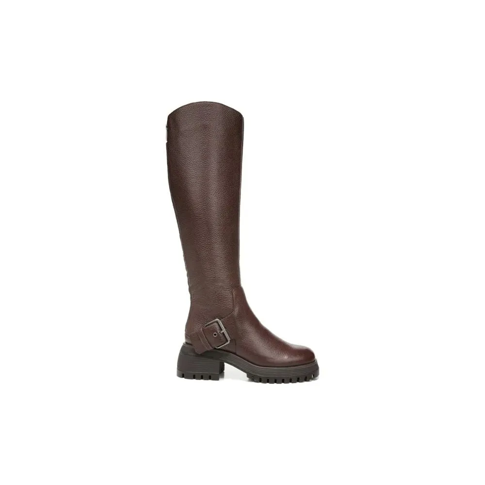 Julie Brown Leather Franco Sarto Tall Boots
