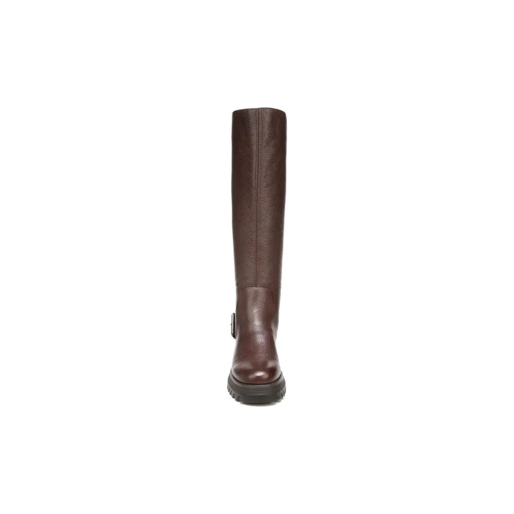 Julie Brown Leather Franco Sarto Tall Boots