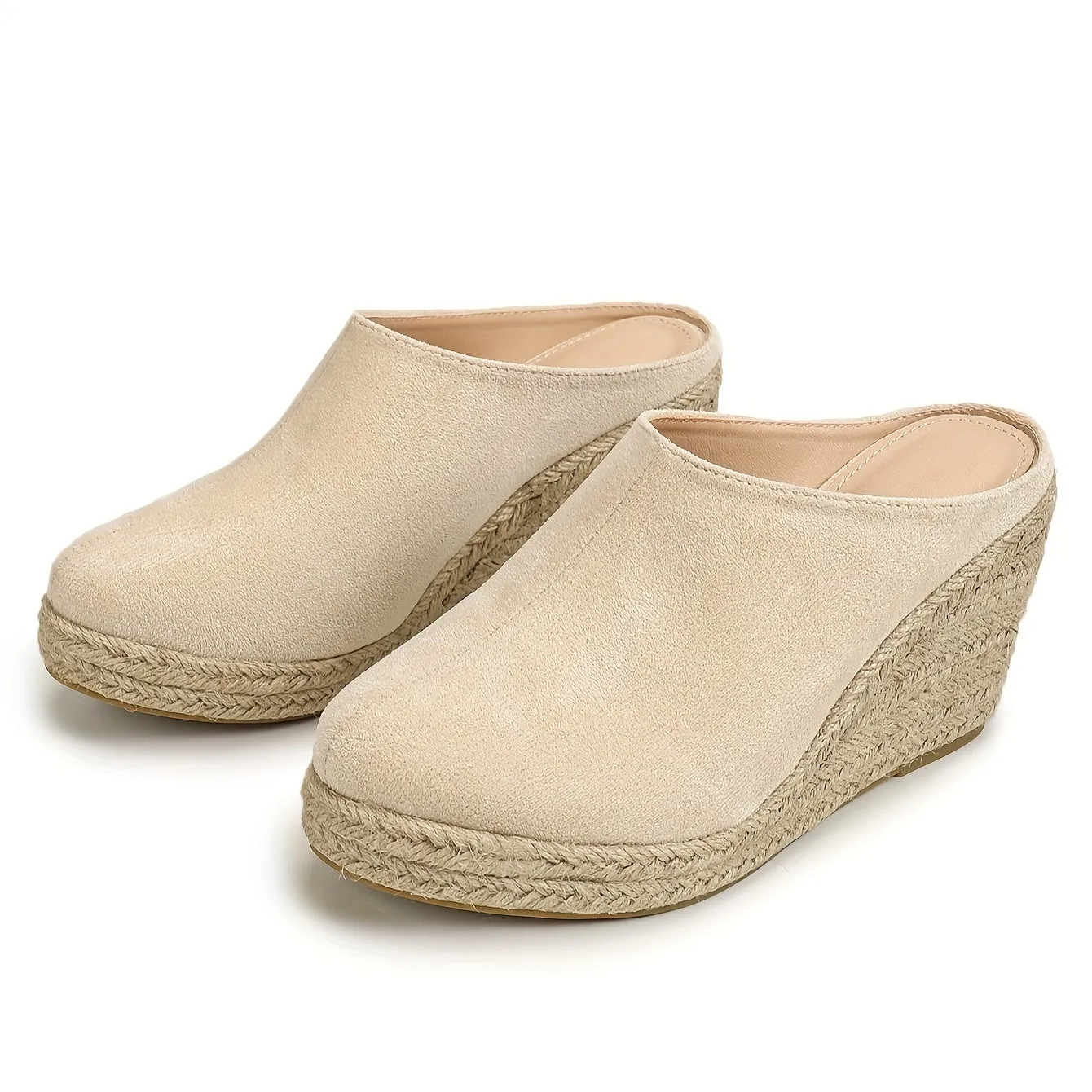 Juliette | Elegant backless espadrille heels