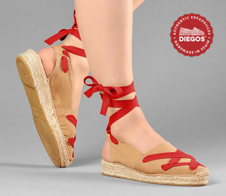 Jute classic laces Catalina espadrille